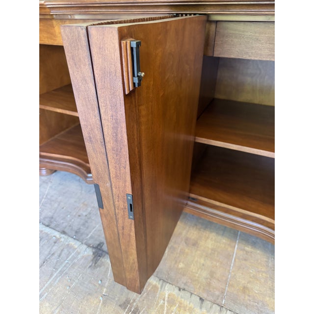 Jonathan Charles William Yeoward Belleville Buffet Cabinet- Grey Fruitwood Finish For Sale - Image 9 of 12