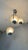 Silver Art Deco Silver Ceiling Lamp with Three Sphere Shades For Sale - Image 8 of 18