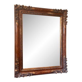 1990s Immaculate Framed Beveled Mirror For Sale