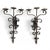 Three-Light Wrought Iron Wall Sconces, Set of 2 For Sale - Image 9 of 9