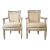 Antique French Neoclassical Armchairs-A Pair For Sale