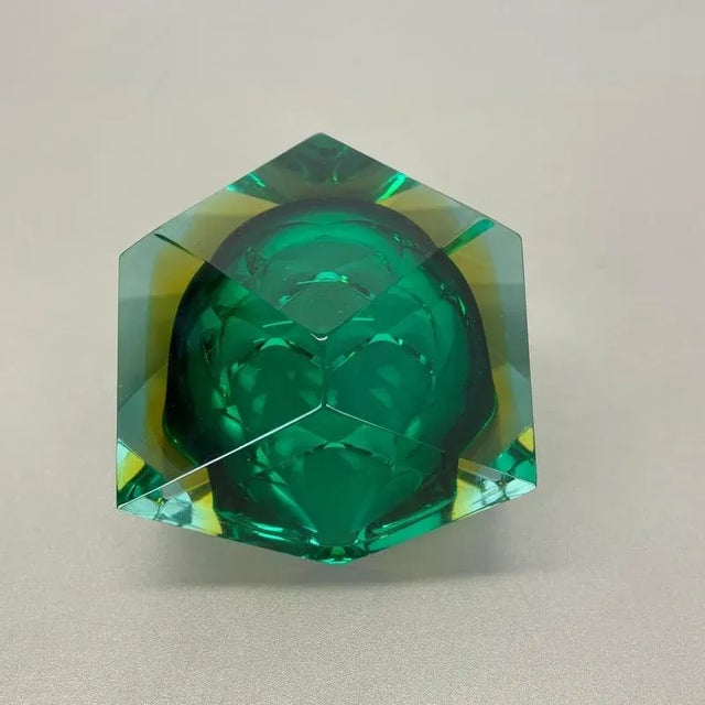Murano Glass Sommerso Bowl Ashtray from Luigi Mandruzzato, Italy, 1970s For Sale - Image 14 of 17