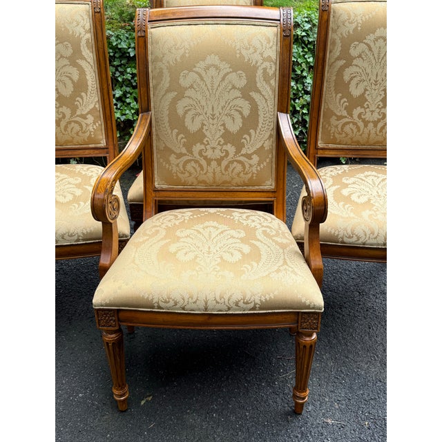 Traditional Ethan Allen Townhouse Collection “Addison” French Regency Dining Chairs - Set of 4 For Sale - Image 3 of 12