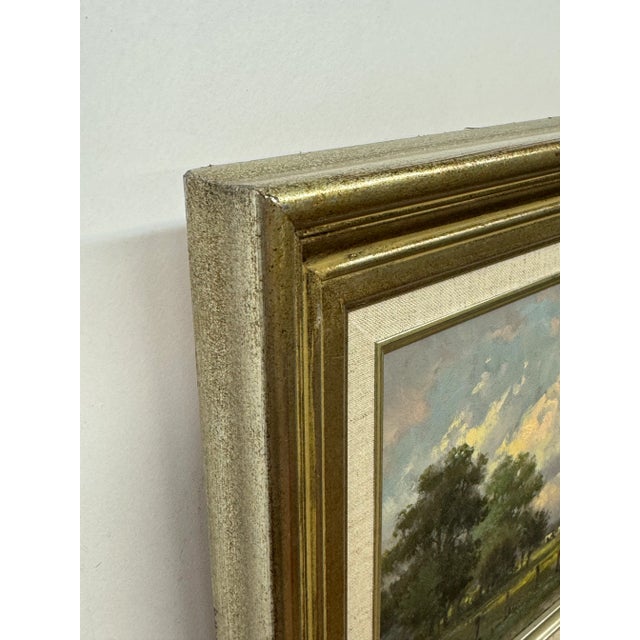 Impressionist Hans Van Moerkerken (1950-Present) Dutch Spring Landscape Painting For Sale - Image 3 of 6