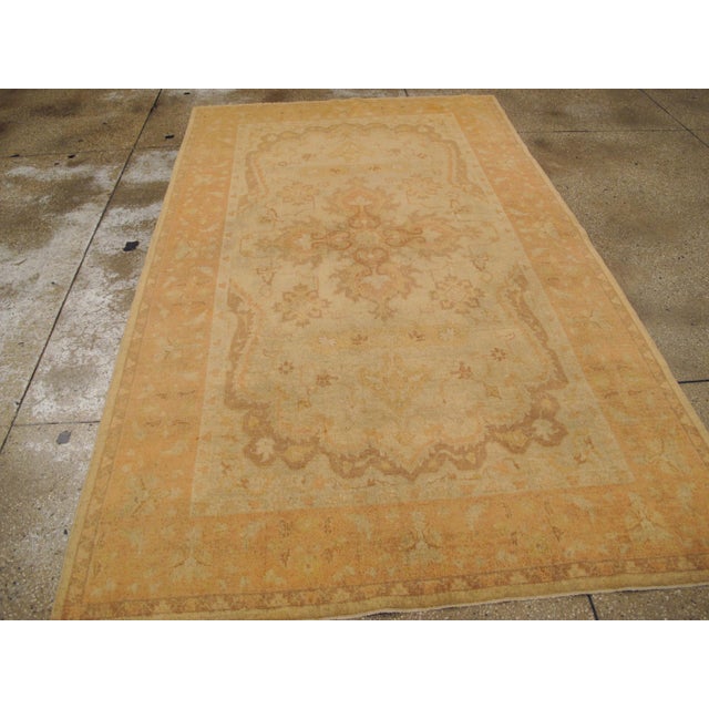 Mid 20th Century Galerie Shabab Collection Mid-20th Century Indian Amritsar Rug For Sale - Image 5 of 12