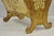 Vintage Italian Florentine Gold Giltwood Hollywood Regency Magazine Rack Stand For Sale - Image 9 of 15
