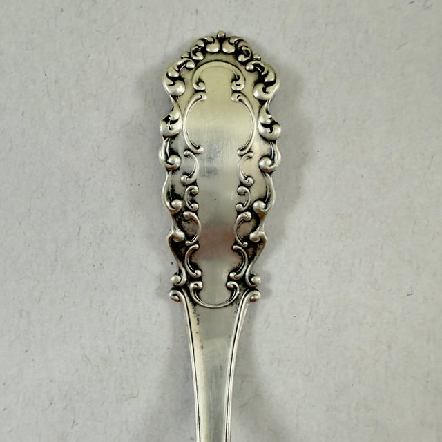 Silver 1890s Wallace Watson Sterling Silver Victoria Pattern Sauce Ladle For Sale - Image 8 of 10