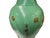 Vintage Chinese Pastel Green Turquoise Golden Birds Porcelain Vase For Sale - Image 9 of 9