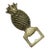 Vintage Brass Pineapple Motif Bottle Opener For Sale