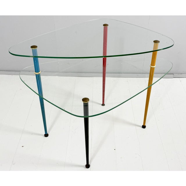 Arlecchino Side Table by Edoardo Paoli for Vitrex, 1950s For Sale - Image 16 of 18