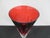 Glass Waterford Crystal 12 Days of Christmas 5 Golden Rings Crimson Champagne Flute For Sale - Image 7 of 9