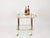 Mid-Century Bar Cart in Brass and Wood from Cesare Lacca, Italy, 1950s For Sale - Image 3 of 16
