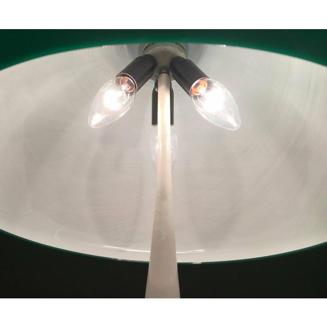 Mid-Century Space Age Italian Green Early Model Toledo Table Lamp by Luigi Massoni for Guzzini, 1960s For Sale - Image 6 of 18