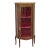 19th Century French Louis XV Vitrine Curio Cabinet With Marble Top & Ormolu For Sale