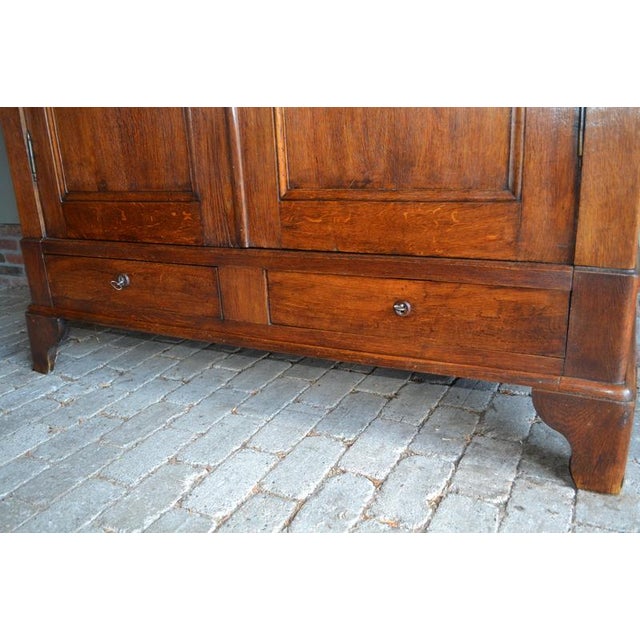 Antique Louis Philippe Oak Cabinet For Sale - Image 7 of 11