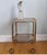 1950s Vintage Art Deco Italian Brass Serving Cart For Sale - Image 5 of 8
