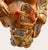 Vintage Japanese Kutani Moriage Hotei Laughing Buddha Statue 10.5" Hand Painted For Sale In Dallas - Image 6 of 12