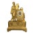 1810 French Empire Bronze Ormolu Mantel Clock 1pc For Sale