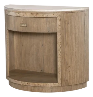 Century Furniture Monterey Demilune & Stone - Light