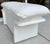 Asian Inspired White Diamond Pattern Bench From 80's For Sale - Image 4 of 10