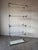 1970’s Mid-Century Modern Charles Hollis Jones Style Aluminum & Glass Five-Tier Étagère Display Shelf For Sale - Image 13 of 13