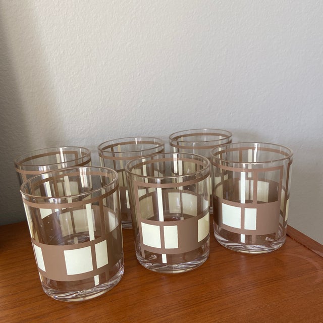 Mid Century Plastic Lowball Glasses Set of 6 Chairish