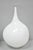 Decorative Modern White Bulbous Art Glass Vessel Vase by Lazy Susan - 2 Pc Set For Sale - Image 10 of 18