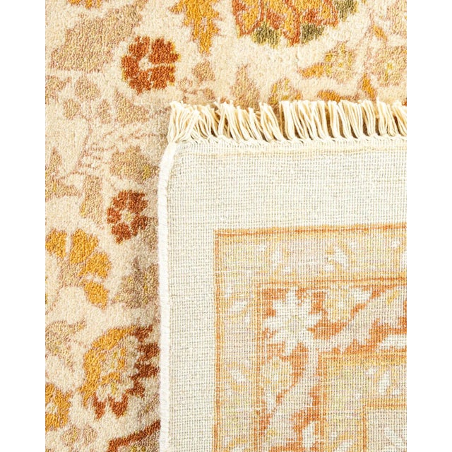 2000 - 2009 Mogul, One-of-a-Kind Hand-Knotted Area Rug - Ivory, 9' 3" x 12' 1" For Sale - Image 5 of 8