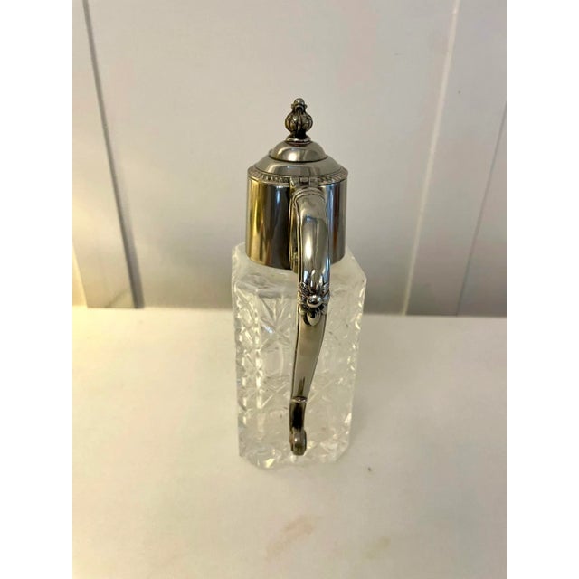 Antique Edwardian Square Claret Jug, 1900s For Sale - Image 4 of 7