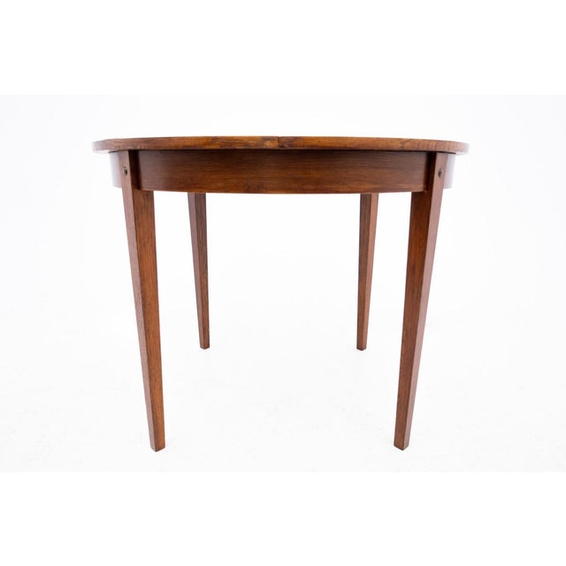 Contemporary Vintage Polish Round Table, 1960s For Sale - Image 3 of 9