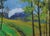 Original Spring Landscape Oil Painting, Ukrainian Soviet Art (1978) 55-77 For Sale - Image 4 of 6