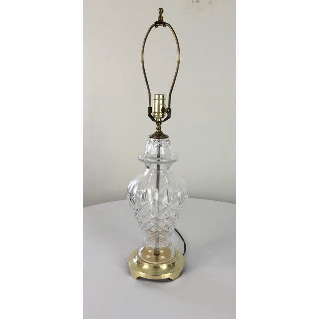 Waterford Crystal “Lismore” Ginger Jar Lamp Chairish