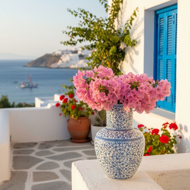 The Infinite Spiral This Handmade Ceramic Vase is a masterpiece of linear elegance. Standing at 20 cm, it bears the...