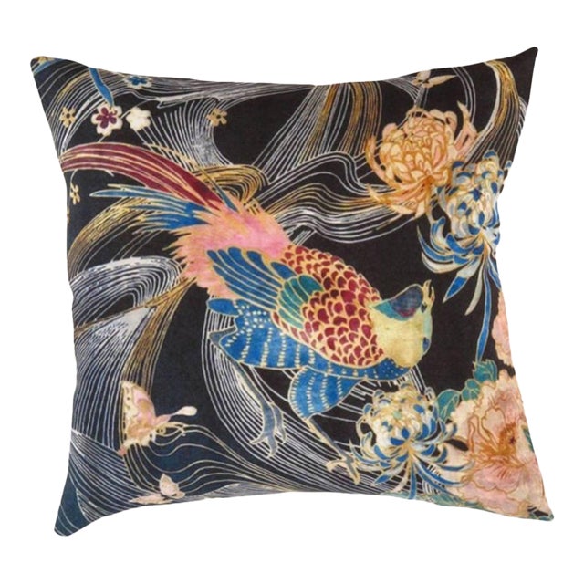 Pasargad DC Turkish Fine Silk Tiger Pillow For Sale