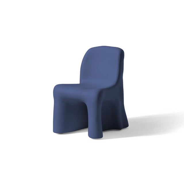 Dalila Blue Armless Outdoor Chairs by Gaetano Pesce for Cassina, Set of 2 For Sale - Image 13 of 18