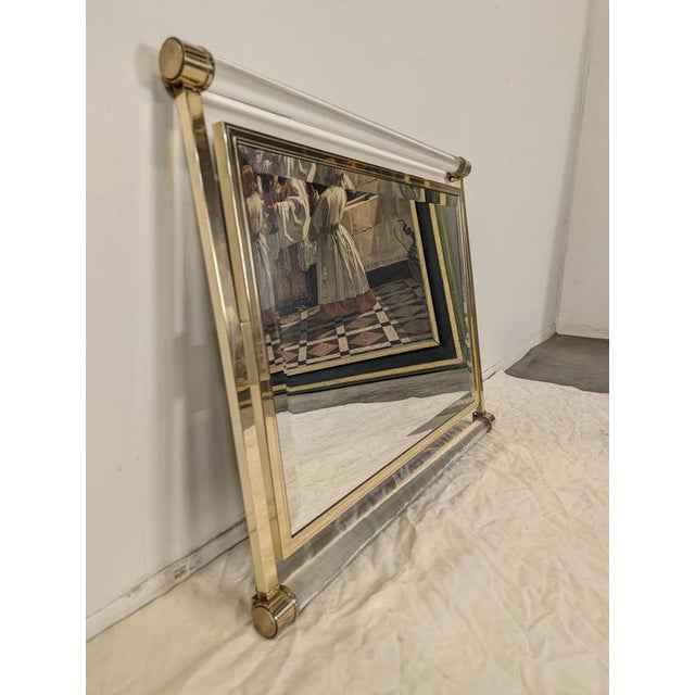 Mirror in Acrylic Glass for Maison Pierre Vandel For Sale - Image 3 of 5