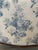 Cornflower Blue French Louis XV Style Settee & Stool – Newly Restored – Schumacher/Waverly Linen For Sale - Image 8 of 12