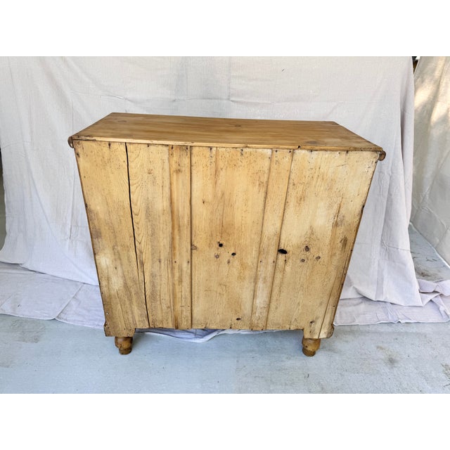 19th Century English Pine Chest of Drawers For Sale - Image 12 of 13