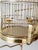 Mid-Century Modern Vintage Brass Bird Cage With Stand For Sale - Image 3 of 12