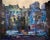 Mid-Century Modern “Cityscape” Large 1950s Vintage Oil on Canvas by Bert Hildebrandt For Sale - Image 3 of 6