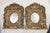 Wood Pair of Antique Ornate Hand Carved Chinese Gilt Wooden Wood Wall Mirrors Frames For Sale - Image 7 of 15
