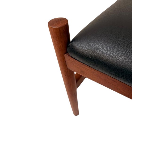 Mid-Century Modern Mid-Century Modern Stool by Hugo Frandsen for Spøttrup Møbler, 1960s For Sale - Image 3 of 10