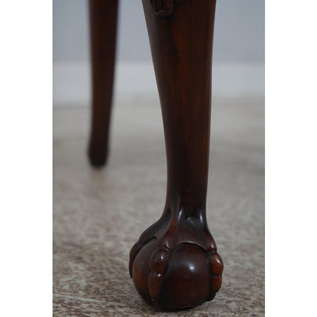 Set of 6 Theodore Alexander Chippendale Mahogany Dining Room Chairs For Sale - Image 9 of 12