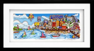 An Atlantic City Summer (Signed 3d Mixed Media Serigraph)