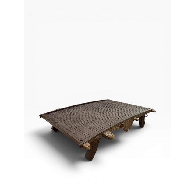 1900s Artisanal Bullock Cart Coffee Table For Sale In Boston - Image 6 of 9