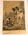 Realism Antique Etching by French Artist Louis Monziès After Eugene Fromentin - Orientalist Falconry Equestrian For Sale - Image 3 of 17