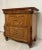 Old Dutch Biedermeier cabinet with two drawers, made of mahogany. The top is somewhat faded and the wood has some...