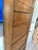 Wood Antique Solid Oak Five Panel Interior Door Architectural Salvage For Sale - Image 7 of 13