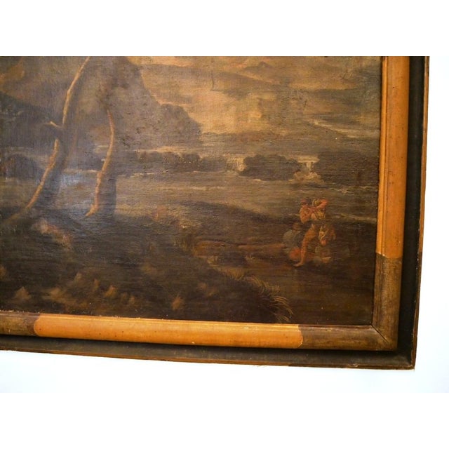 Romantic Landscape, Oil on Canvas, Framed For Sale - Image 7 of 18
