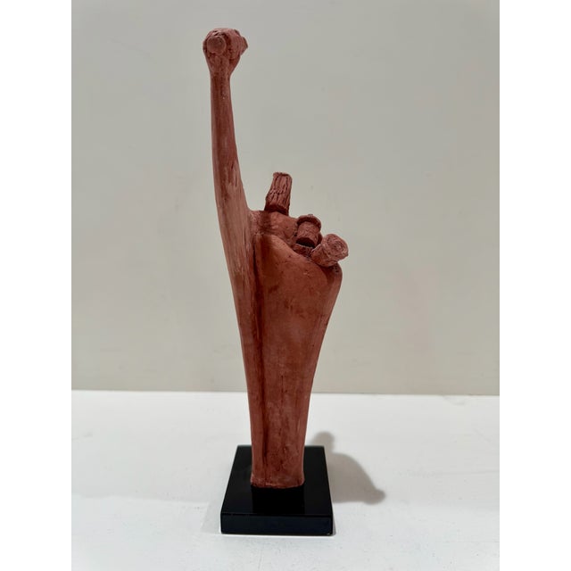 Original Larry Mohr sculpture in Terracotta acquired from the artist’s estate. This piece is signed at the bottom. This...